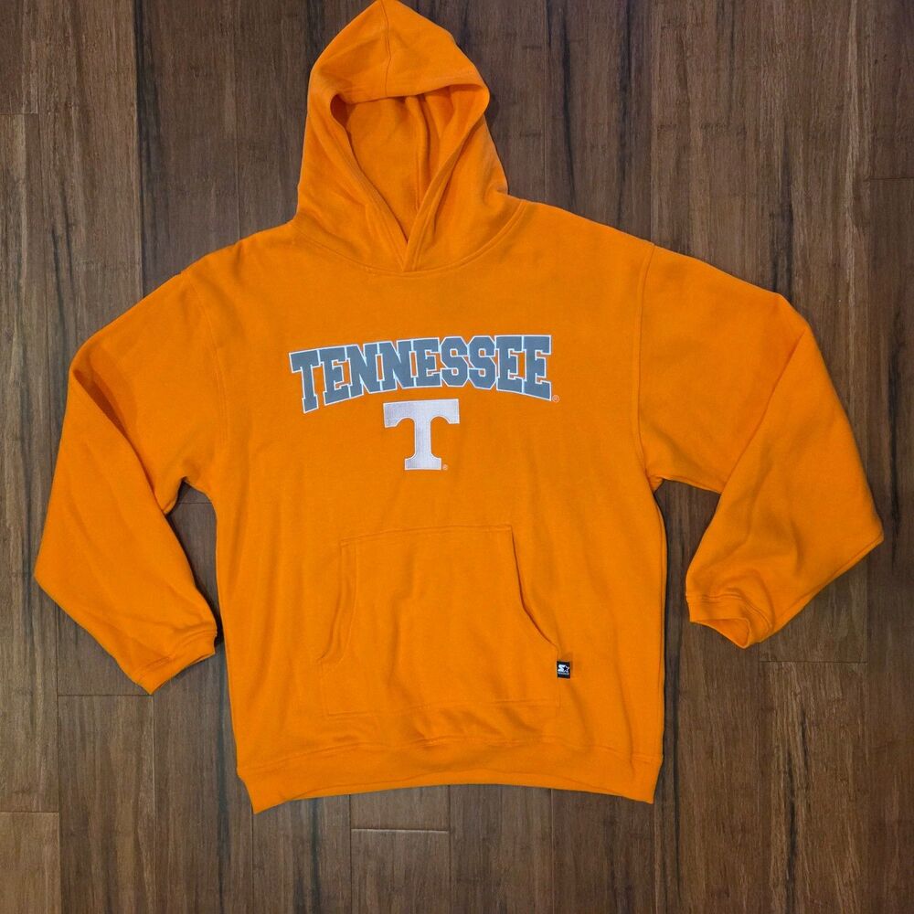 Starter Vintage University of Tennessee Hoodie Men's Large Embroidered Logo